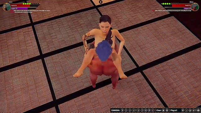 Sera vs Okan (Naked Fighter 3D)