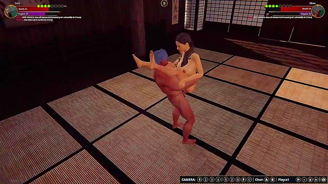 Sera vs Okan (Naked Fighter 3D)