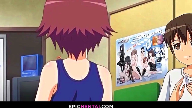 Accidental rotenburo cock sucking then more... - hentai porn