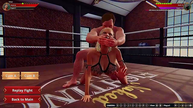 Ethan vs. Rosemary (Naked Fighter 3D)