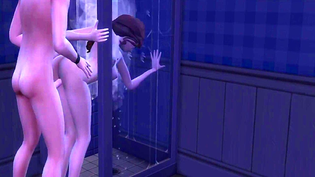 Stepmom asked StepSon to rub her back but. 3d animation