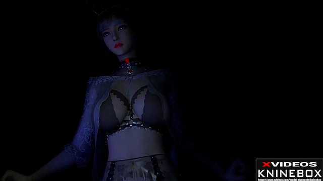 KNINEBOXAsian 3D Animation Douluo Dalu - Xiao Wu Teasing and Tempting Breast Shaking