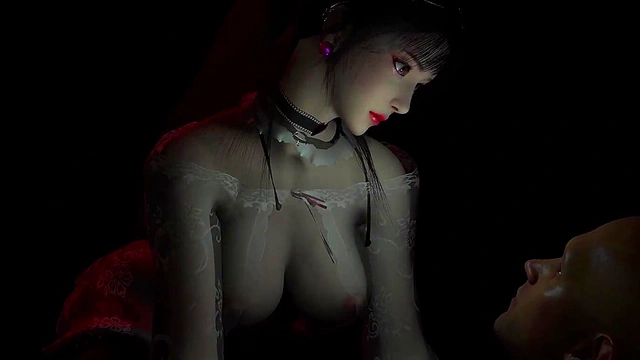 KNINEBOXAsian 3D Animation Douluo Dalu - Xiao Wu Teasing and Tempting Breast Shaking