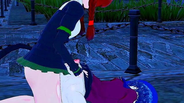 (Futa) Kaenbyou Rin fucks Yoshika Miyako!