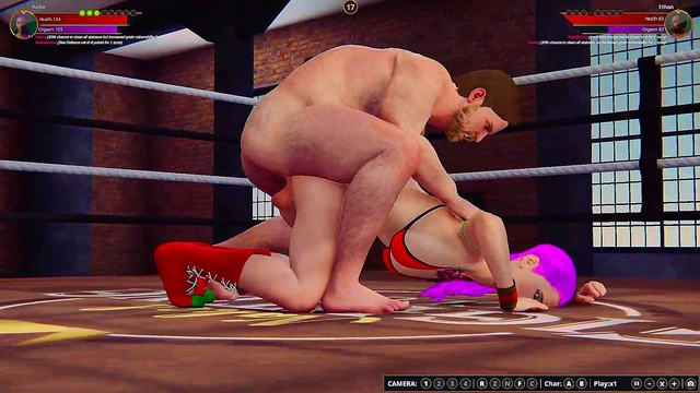 Ethan vs. Anise Valentine (Naked Fighter 3D)
