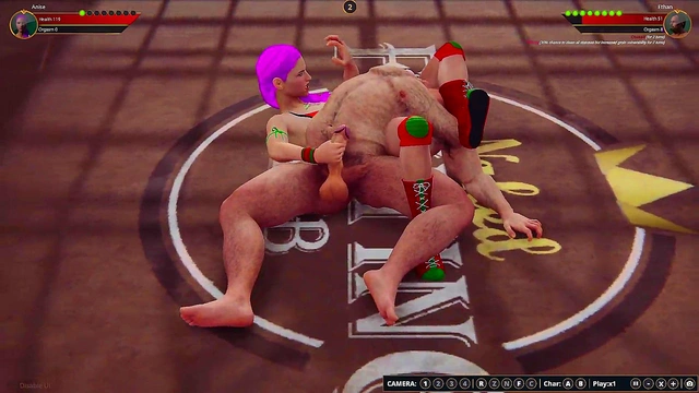 Ethan vs. Anise Valentine (Naked Fighter 3D)