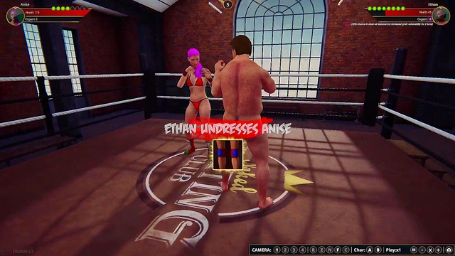 Ethan vs. Anise Valentine (Naked Fighter 3D)