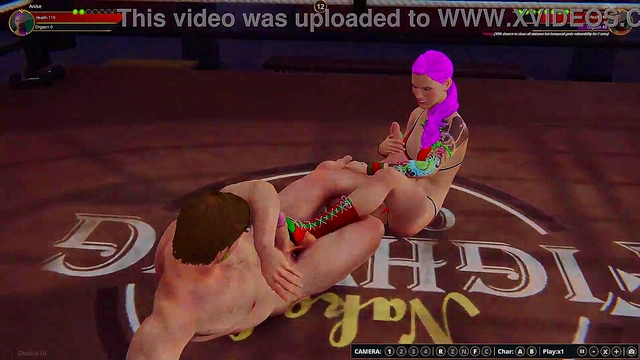 Ethan vs. Anise Valentine (Naked Fighter 3D)