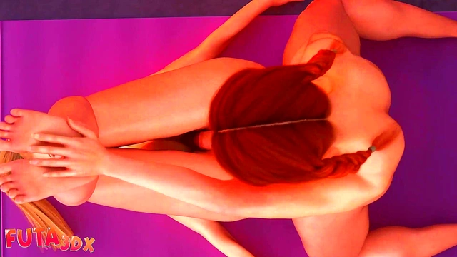 Futa3dx - Personal Futa Redhaired Big Dicked Babe Trainer Fucks Blonde Hard