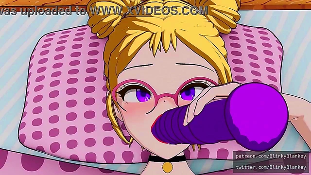 Cute horny futa girl playing with her toys Hentai