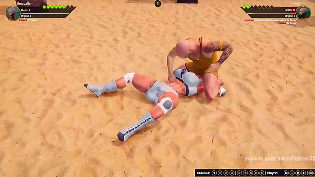 Broadzilla VS Aaron (Naked Fighter 3D)