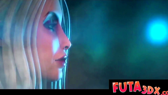 Futa3DX - SCIFI BIG DICKED FUTA Shoves Her Monster Cock In Babe