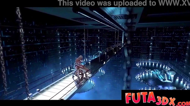 Futa3DX - SCIFI BIG DICKED FUTA Shoves Her Monster Cock In Babe