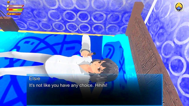 3D Game Femdom University - Giantess uses player as dildo