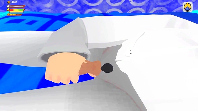 3D Game Femdom University - Giantess uses player as dildo