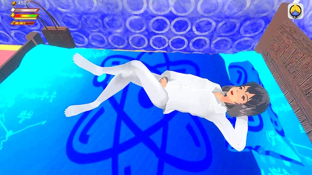 3D Game Femdom University - Giantess uses player as dildo