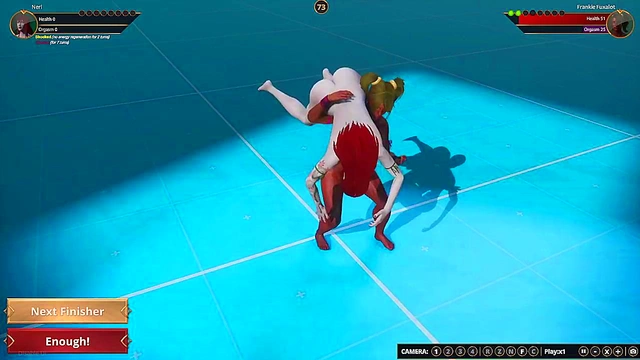 Neri VS Frankie Fuxalot (Naked Fighter 3D)