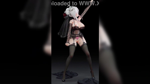 Weak sound naked dance vibrato style MMD/pure dance (3D adult animation)