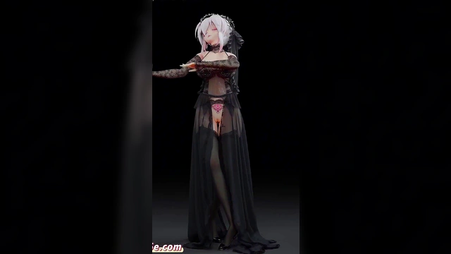 Weak sound naked dance vibrato style MMD/pure dance (3D adult animation)