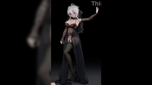 Weak sound naked dance vibrato style MMD/pure dance (3D adult animation)