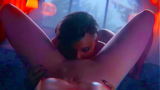 Two lesbians have sex - 3d animation erotica and soft porn