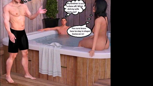 3D Comic: HOT Wife CHEATS on Husband With Family Member on Wedding Day