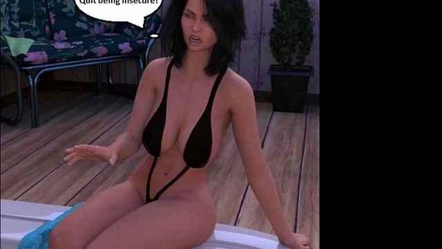 3D Comic: HOT Wife CHEATS on Husband With Family Member on Wedding Day