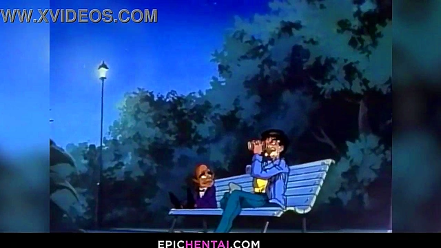 Wild lesbian hentai triangle