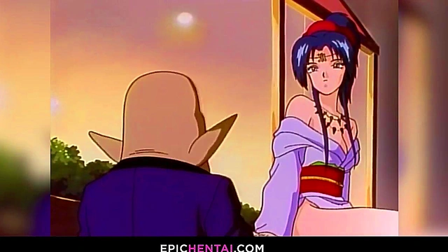 Wild lesbian hentai triangle