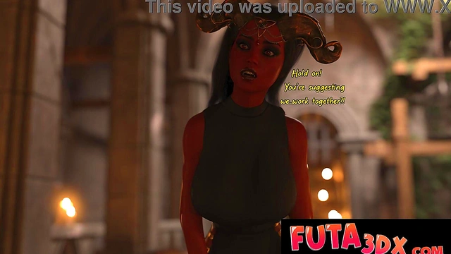 Futa3DX - Horny Primed Succubus Futa Babes Fucking Hard
