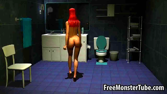 Foxy 3D cartoon redhead babe gets licked and fucekd OMFANTASIES-high 1