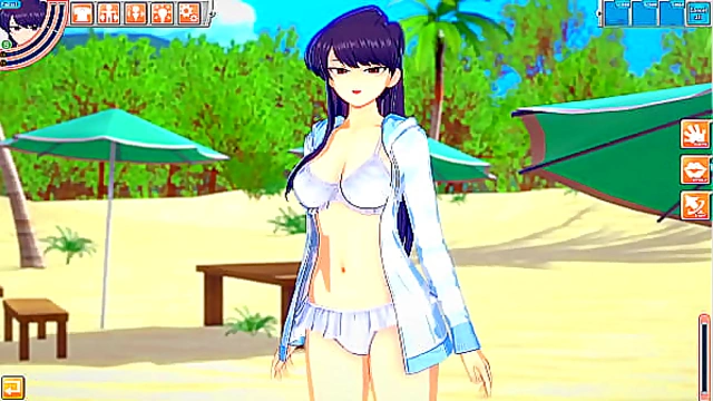 Komi has communication problems. Hentai uncensored. Koikatu Party