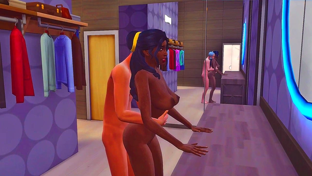 Elderly man eating hot maid // The sims 4 // hentai