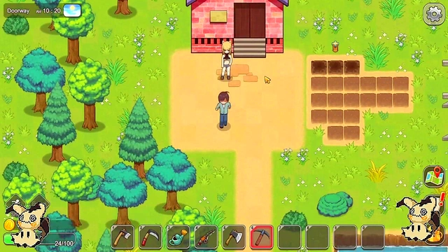 [hentai game] Village Rhapsody Part 3 [Spanish Narrated] Big tits in stable