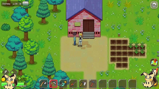 [hentai game] Village Rhapsody Part 3 [Spanish Narrated] Big tits in stable