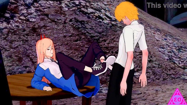 KOIKATSU, Denji Power Chainsaw Man hentai videos have sex blowjob handjob horny and