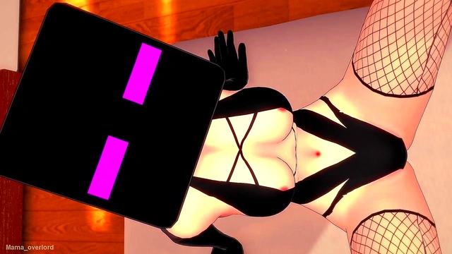 Enderwoman is hot and wears fishnet stockings to fuck (hentai) (minecraft)