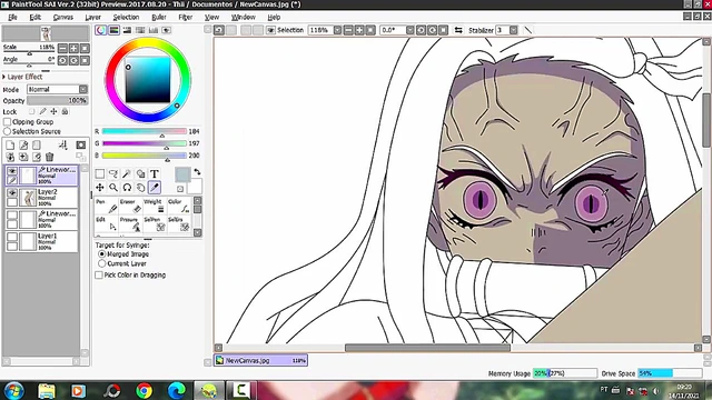 Desenhando Hentai Nezuko Kamado (Kimetsu no Yaiba) - Repost