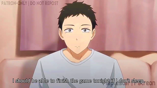 Kitagawa bebe esperma e transa com camisinha hentai