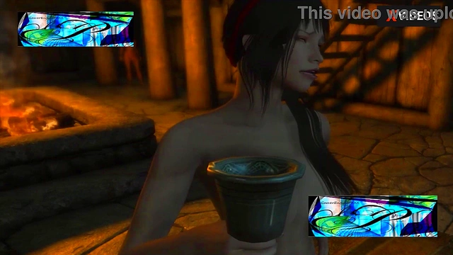 Hentai Syba Brunette Wizard girl 4some