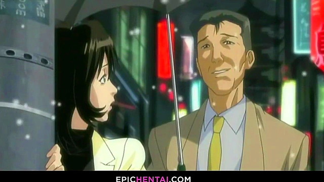 Hot hentai girl's mouth gets pumped