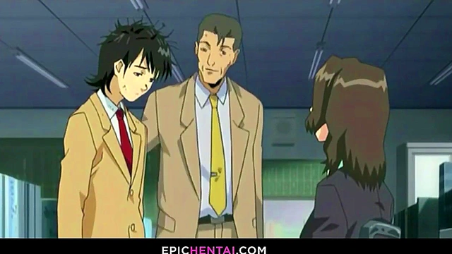 Hot hentai girl's mouth gets pumped