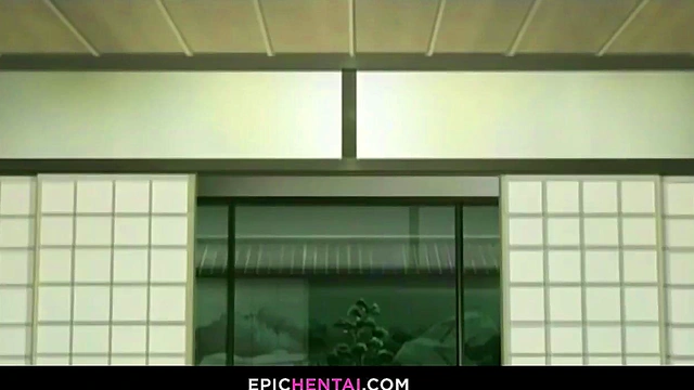 Hot hentai girl's mouth gets pumped