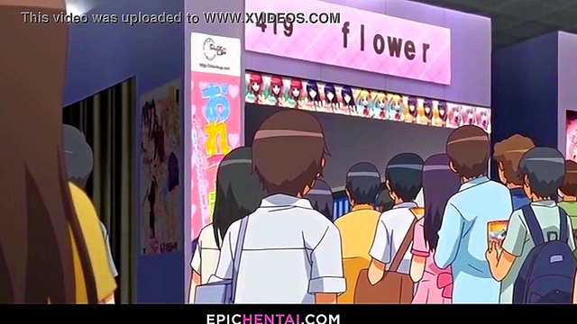 Cute cosplay uniforms on naughty hentai chicks