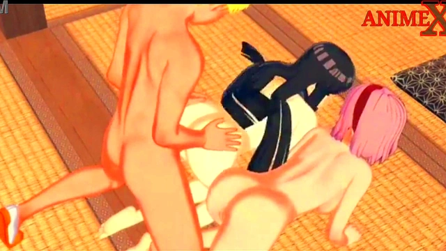 Naruto sakura y hinata hentai p1