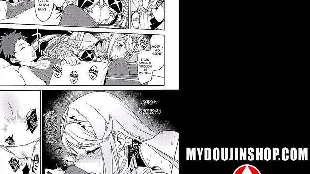 My Doujin Shop - Buxom Video Game Vixens Get Fucked Hard Xenoblade Chronicles 2 Hentai
