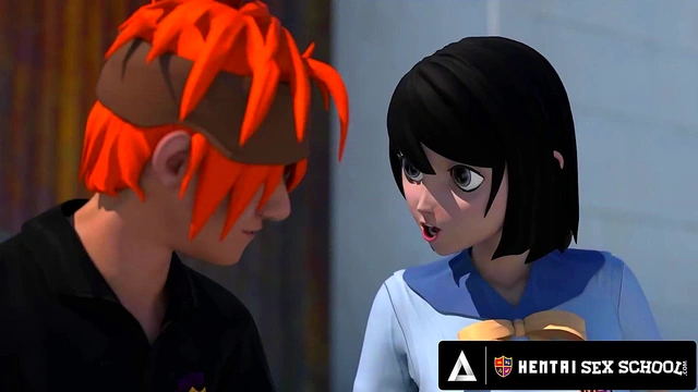 HENTAI SEX UNIVERSITY - Hentai Students Fuck In Public and Lesbian Scissor In Private