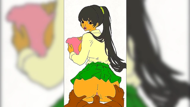 Ebony Student Receives Hot Black Dick In School Uniform Hentai Hentai