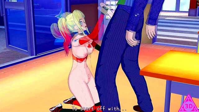 Harley Quinn hentai videos blowjob handjob horny and cumshot gameplay porn uncensored