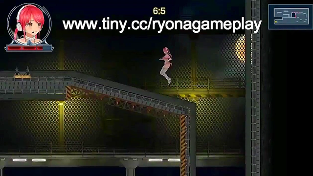 Red haired girl has sex with robot man in Idol run hentai act erotic game